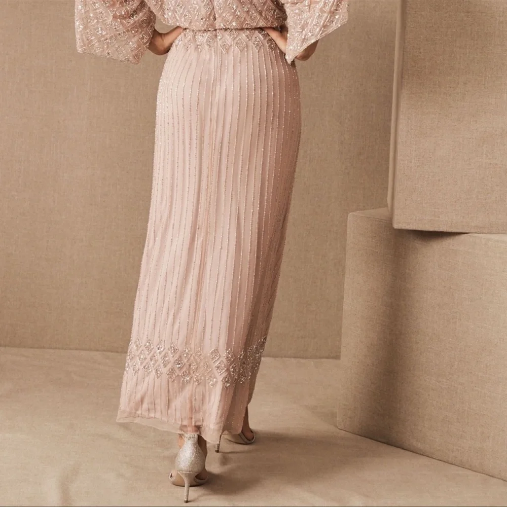 NWT BHLDN Bathilda Beaded Gown Maxi Dress - Picture 7 of 13